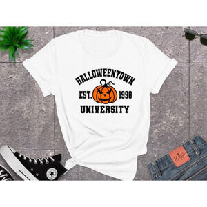 Halloweentown University Halloween Party Retro Graphic T-Shirt